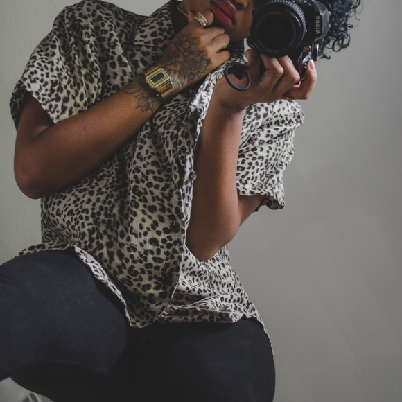 Animal Print Top - Picture 3 of 10